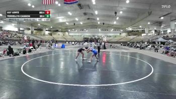 138 lbs Placement Matches (8 Team) - Lily Lentz, Maryville High School Girls vs Terrellyn Cannon, Bartlett High School Girls
