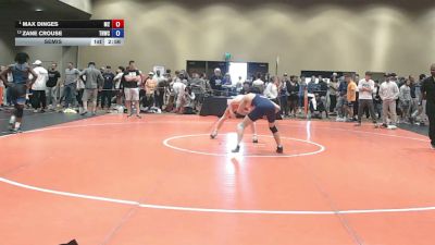 132 lbs Semis - Max Dinges, M2 vs Zane Crouse, Team Nauman Wrestling Club