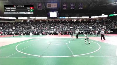 68 lbs Cons. Round 5 - Lyric Vieira, GFF3 vs Axel Wright, TWM1