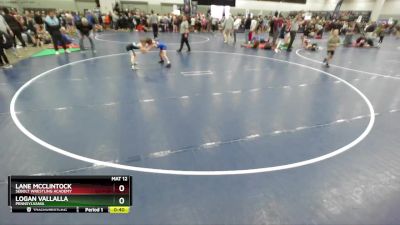 63 lbs Champ. Round 2 - Lane McClintock, Sebolt Wrestling Academy vs Logan Vallalla, Pennsylvania