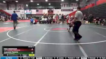 Round 2 - Dawson Franck, Benton Community vs Max Anderson, West Delaware, Manchester