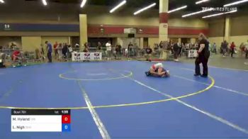 79 lbs Quarterfinal - Morgan Hyland, The Hunt Wrestling Club vs Libertie Nigh, Ohio