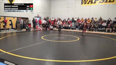 JV-14 lbs Round 1 - Bentley Hansen, South Winneshiek vs Braden Manson, NH/TV
