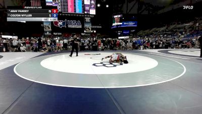 106 lbs Cons. Quarters - Arav Pandey, PA vs Colton Wyller, IL