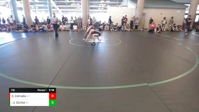 110 lbs Semifinal - Jaelle Cortez, Gilroy Hawks vs Christina Estrada, Dethrone