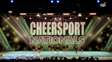 World Cup - Vortex [2026 L2 Youth - Small - A Day 1] 2026 CHEERSPORT National All Star Cheerleading Championship