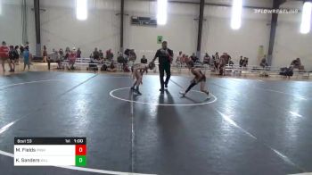 80 lbs Consolation - Maddox Fields, Team Punisher vs Kellen Sanders, Williamson County WC