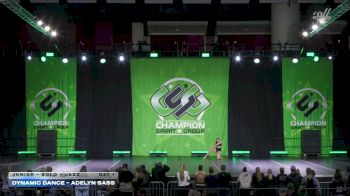 Dynamic Dance - Adelyn Sass [2026 Junior - Solo - Jazz Day 1] 2026 CSG Dance Grand Nationals