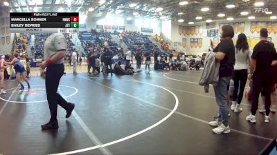 190 lbs Round 3 - Bailey DeVries, Attack vs Marcella Bonner, Fort Myers Wrestling Club