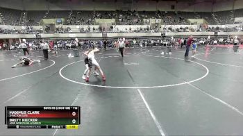 112 lbs Cons. Round 2 - Brett Kiecker, JARO WRESTLING ACADEMY vs Maximus Clark, X-Factor Elite