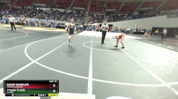 3A-106 lbs Quarterfinal - Tyson Flack, La Pine vs David Wheeler, Yamhill-Carlton
