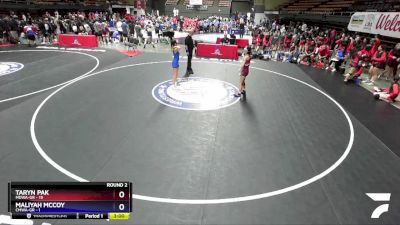 120 lbs Round 2 (16 Team) - Taryn Pak, MDWA-GR vs Maliyah McCoy, CMWA-GR