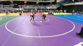 5A 215 lbs Cons. Round 1 - Gerardo Carr, Edinburg Vela vs Mahrshawn Epps, Dallas Kimball
