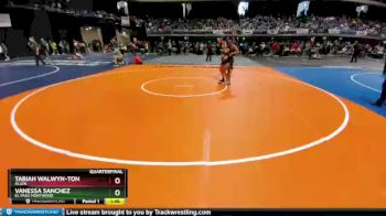 6 lbs Quarterfinal - Vanessa Sanchez, El Paso Montwood vs Tabiah Walwyn-ton, Allen