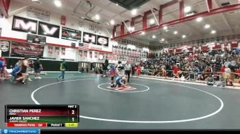 160 lbs Champ. Round 1 - Christian Perez, Indio vs Javier Sanchez, Jurupa Valley