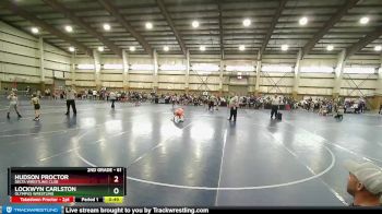 61 lbs Quarterfinal - Lockwyn Carlston, Olympus Wrestling vs Hudson Proctor, Delta Wrestling Club
