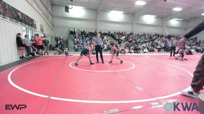 70-75 lbs Rr Rnd 2 - Gabe Chapa, Sallisaw Takedown Club vs Rhett Howell, Checotah Matcats