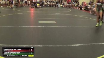 130 lbs Round 2 (6 Team) - Dawson McWilliams, Flickr Boyz vs Logan Carstensen, Arsenal Blue