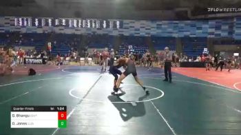 114 lbs Quarterfinal - Gurjaan Bhangu, Central Catholic vs Dylan Jones, Cloverdale WC