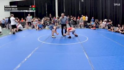 84 lbs Round 3 (4 Team) - Kolton Welch, U2 The Revolution vs Eliana Servis, Cordoba Trained
