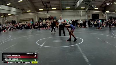 101 lbs Cons. Round 3 - Skylar Harris, JC Brawlers Wrestling Club vs Ezekiel Wahhab, Beat The Streets Baltimore