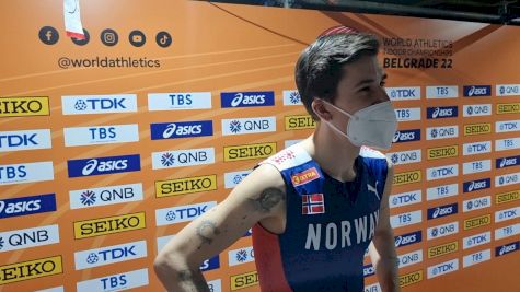 Jakob Ingebrigtsen Reacts To Getting Caught In The 1500m Final