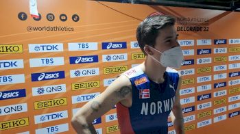 Jakob Ingebrigtsen Reacts To Getting Caught In The 1500m Final