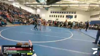 182 lbs 1st Place Match - Wyatt Allred, Moorcroft Mat Masters Wrestling Club vs Ty Strohschein, Greybull Basin Athletic Club