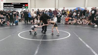 45.2-46.8 lbs Champ. Round 1 - Davis Bellene, Vici Wrestling Club vs Hayden Byrne, Katy Area Wrestling Club