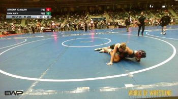94 lbs Semifinal - Athena Joaquin, Elite Force Wrestling Club vs Emy Rice, Prodigy Elite Wrestling