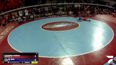 105 lbs Placement Matches (8 Team) - Leandro Moran, Montana vs Cylar Bail, Idaho