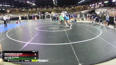 130 lbs Cons. Round 3 - Franchezca Rojas, Hilton Head High School vs Payton Fulton, Fort Myers HS