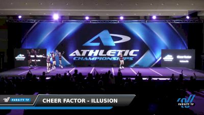 Cheer Factor - Illusion [2022 L2 Junior - Small Day 1] 2022 Athletic Providence Grand National DI/DII