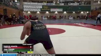182 lbs Champ. Round 1 - Finn Conner, La Costa Canyon vs Marcus Josaitis, Torrey Pines