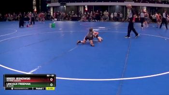 55 lbs Cons. Round 5 - Kreed Jesnowski, WCABBE Knights vs Lincoln Freeman, DC Elite