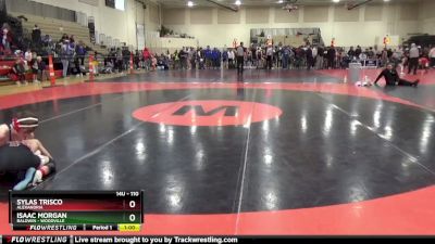 110 lbs 3rd Place Match - Isaac Morgan, Baldwin - Woodville vs Sylas Trisco, Alexandria