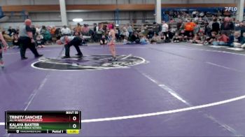 75 lbs Semifinal - Kalaya Baxter, Fruitland Middle School vs Trinity Sanchez, All In Wrestling Academy