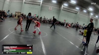 80 lbs Round 4 (6 Team) - Kaiden Crowley, JOURNEYMEN vs Dean Steward, Full Circle