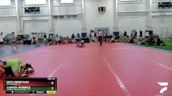 132 lbs Round 5 (8 Team) - Seth Merryman, 84 Athletes vs Carson Worrick, Combat Athletics Red