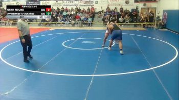 287 lbs Round 3 (6 Team) - JuanErnesto Alvarez, Valley Christian High School vs Gavin Molina, Coolidge High School