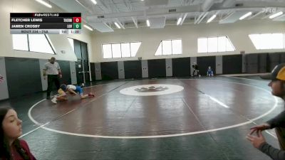 75A Quarterfinal - Jamen Crosby, Lovell Middle School vs Fletcher Lewis, Thermopolis Middle School