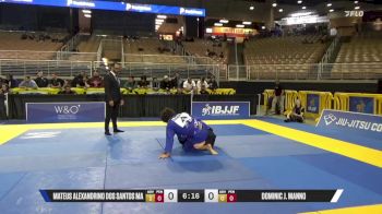 Dominic J. Manno vs Mateus Alexandrino Dos Santos Ma 2025 Pan Jiu Jitsu IBJJF Championship