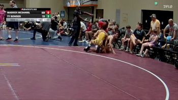 116 lbs Round 2 (6 Team) - Maddox McDaniel, BS Wrestling vs Ty Bowser, Tasmanian Devils