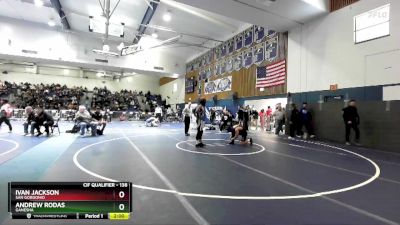 138 lbs Champ. Round 1 - Ivan Jackson, San Gorgonio vs Andrew Rodas, Ganesha