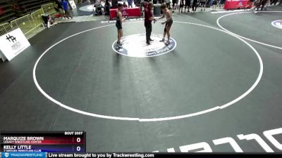 170 lbs Champ. Round 2 - Marquize Brown, Legacy Wrestling Center vs Kelly Little, 7 Virtues Wrestling Club