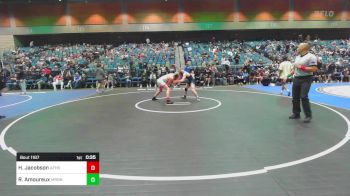 138 lbs Consi Of 16 #1 - Hanks Jacobson, American Fork vs Ryan Amoureux, Meridian