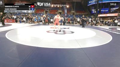 190 lbs Cons. Sub-rd Of 32 - Emerson Claeys, CO vs Kane Rosario, TX