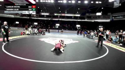 Girls 130 lbs 3rd Place Match - Amanda Lillie, White River (Girls) vs Lahalee Michel, Omak (Girls)