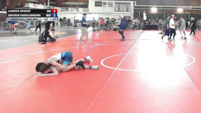 106A lbs Semifinal - Lawson Sparks, Spire Academy vs Grayson Vanvalkenburg, Michigan Premier Wc