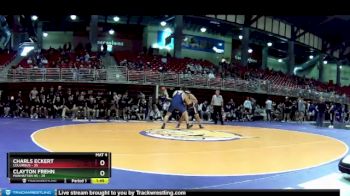 285 lbs Quarters & Wb (16 Team) - Charls Eckert, Columbus vs Clayton Frehn, Manhattan HS